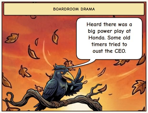 Honda's Failed Boardroom Coup