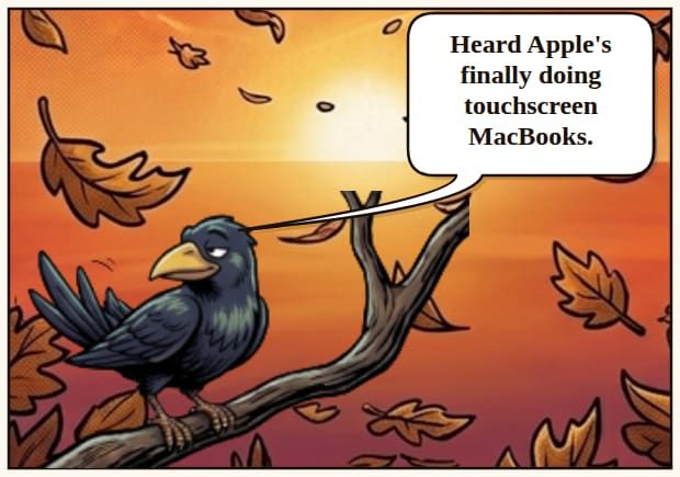 Apple Embraces Touchscreen MacBooks