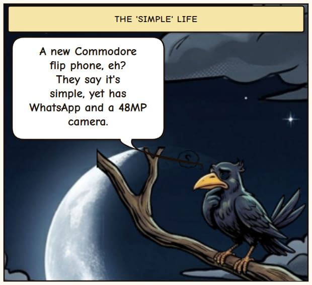 Commodore Flip Phone
