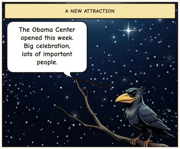 Obama Center Opens: Star-Studded