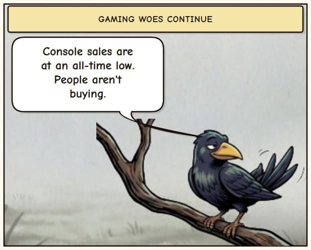 Console Sales Dive