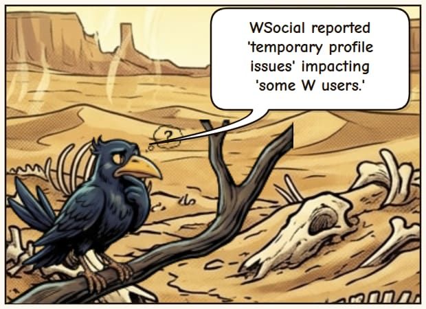 WSocial's 'Temporary' Glitch