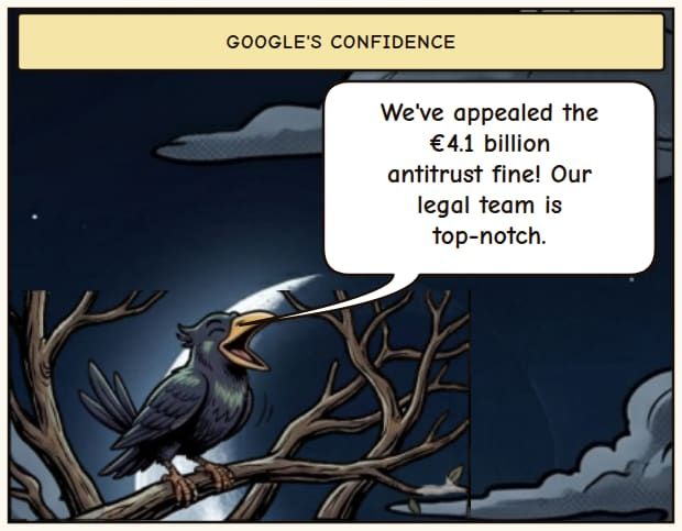 Google's EU Fine Upheld
