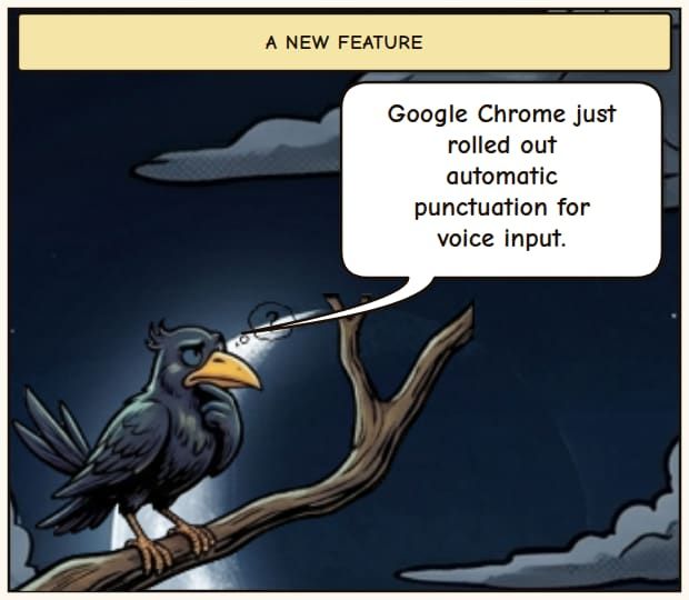 Chrome's New Punctuation