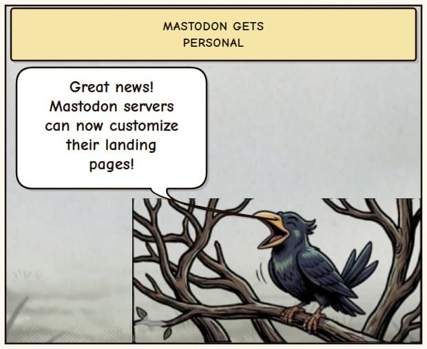 Mastodon Custom Landing Pages
