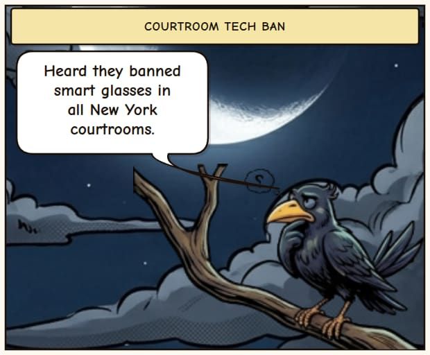 Smart Glasses Banned in NY Courts