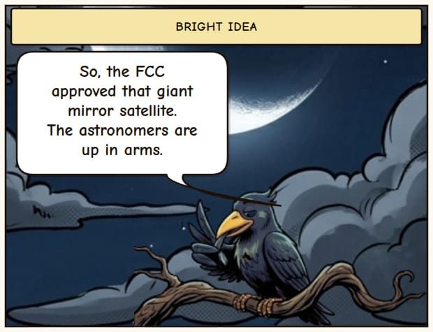 Giant Mirror Satellite Approved