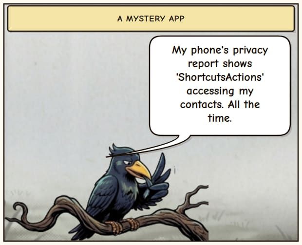Mysterious 'ShortcutsActions' App