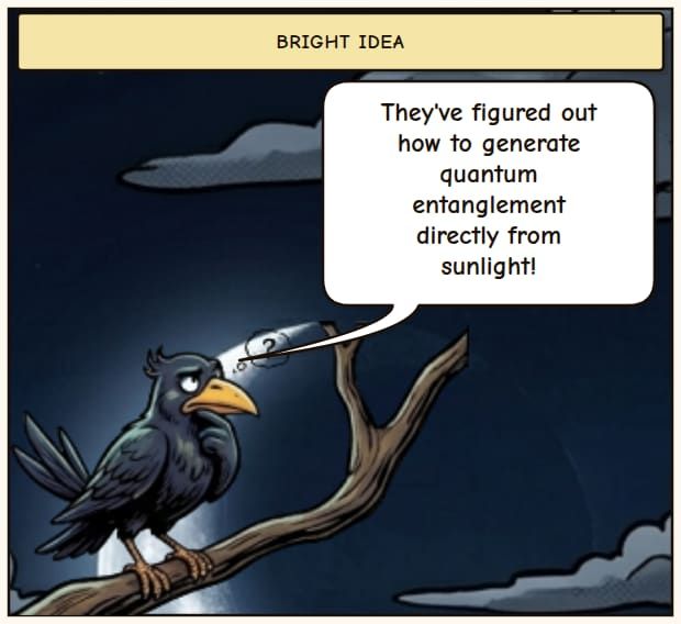 Solar Quantum Entanglement