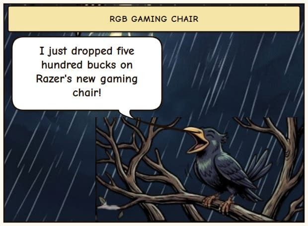 Razer RGB Chair: Comfort Wins