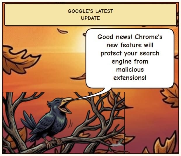 Chrome's Search Engine Protection