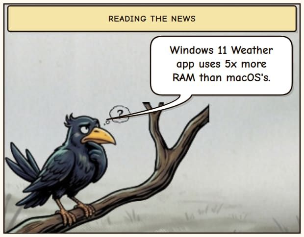Windows 11 Weather App Bloat