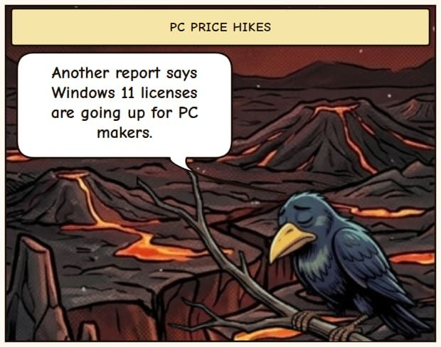 Windows License Price Hike