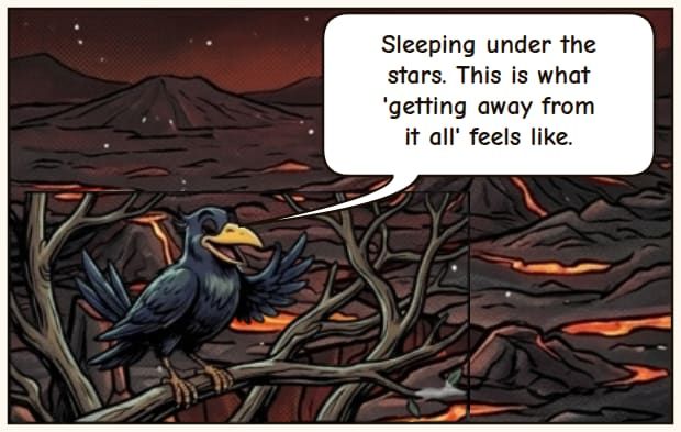 Stargazing Discomfort