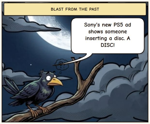 Sony's PS5 Ad: Discs?