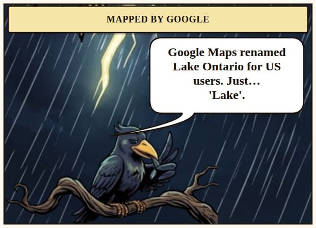 Google Maps Renames Lake Ontario