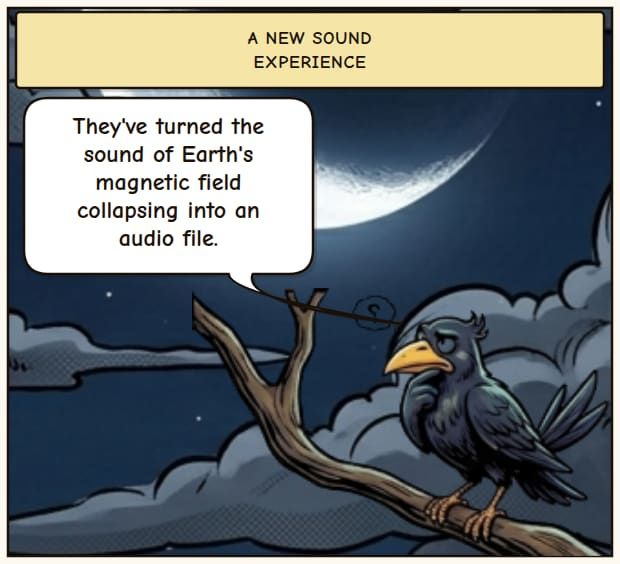 Earth's Magnetic Field Decay: The Soundtrack
