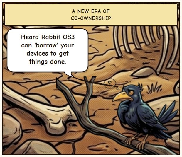 Rabbit OS: AI Device Borrowing