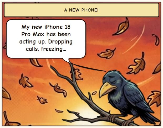 iPhone 18 Pro Max Glitch